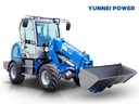 Încărcător telescopic articulat pe roți 4×4 4WD | Ridicare maximă 4.1m | Capacitate de încărcare până la 1.3T | Cabină A/C | STAGE V | T-LD13 Cab A/C