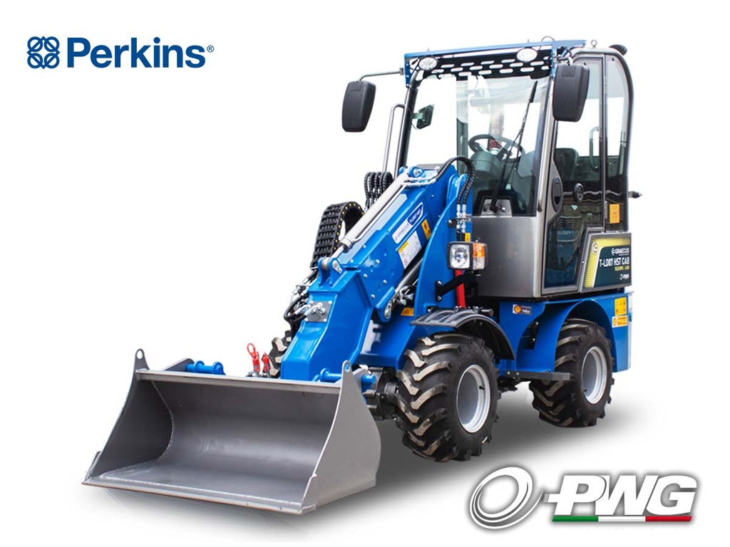 [10000861] Mini încărcător telescopic hidrostatic pe roți cu cabină 4×4 4WD | T-LD07 HST Cab Perkins