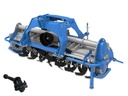 Freză de tip greu, cu granulare și deplasare hidraulică, pentru tractoare medii Solis, LS, Landini, McCormick, New Holland - suprafață de lucru 160 cm.