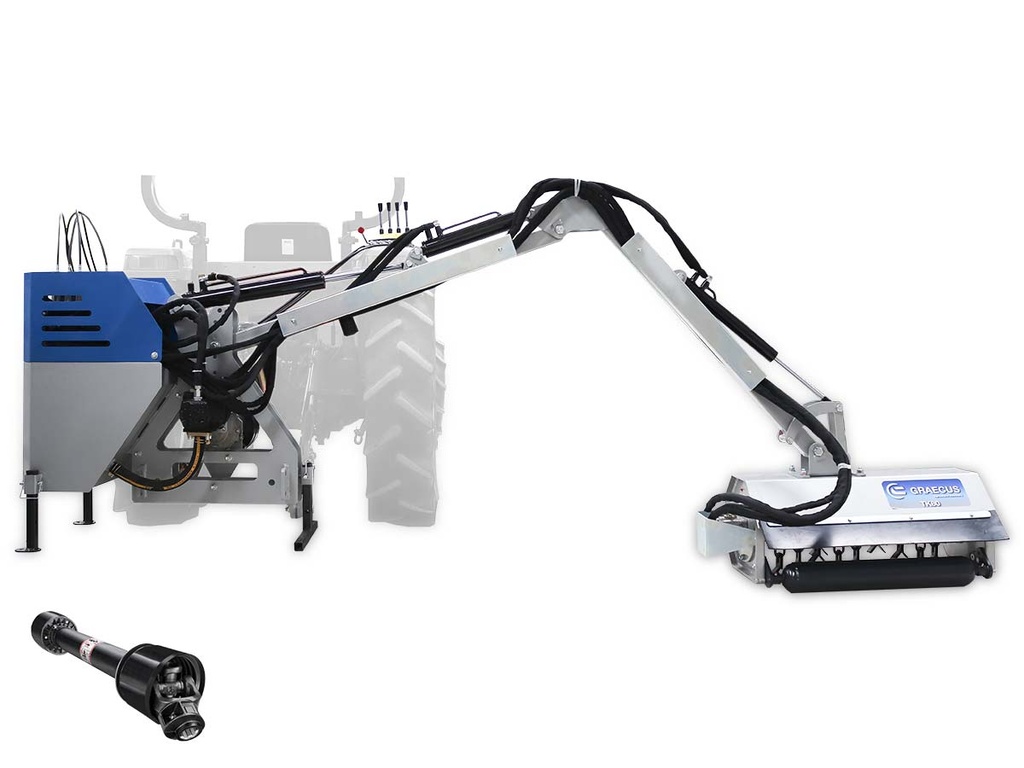 [10000123] Destramător telescopic cu braț, autonom pentru tractorul TK100