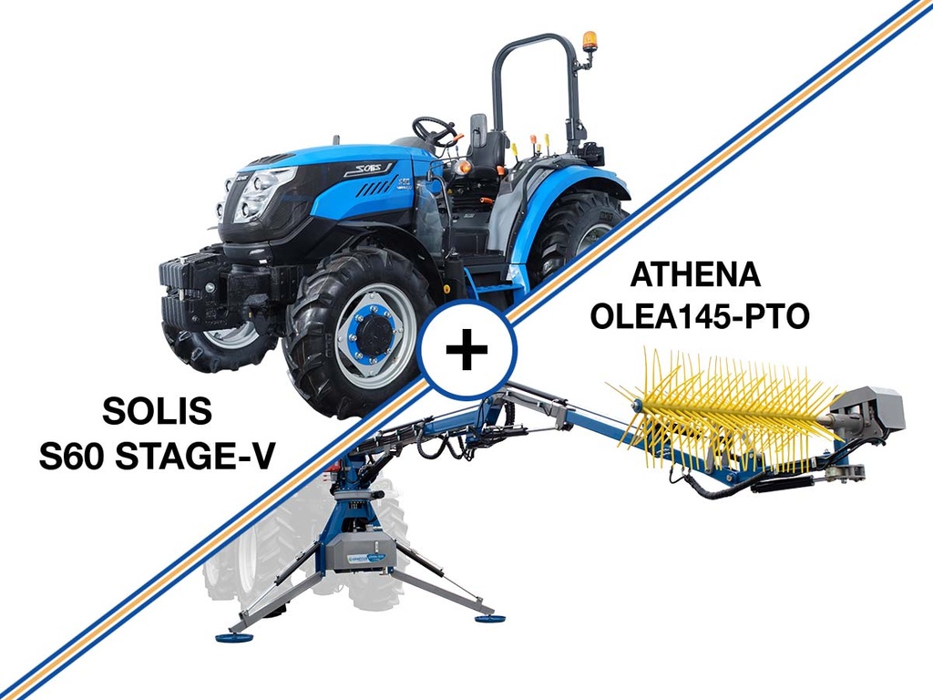 [11000042] Tractor semi-standart | 4x4 | 3067 cc | Solis S60 Stage V + Athena Olea145-PTO - Combinații de vânzări