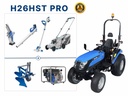 Tractor compact | Mini viticol arboricol | Motor Mitsubishi | SOLIS – YANMAR H26HST PRO + Pachet cadou IONIS + Plug DIA6 + Pompă ERGON WP50