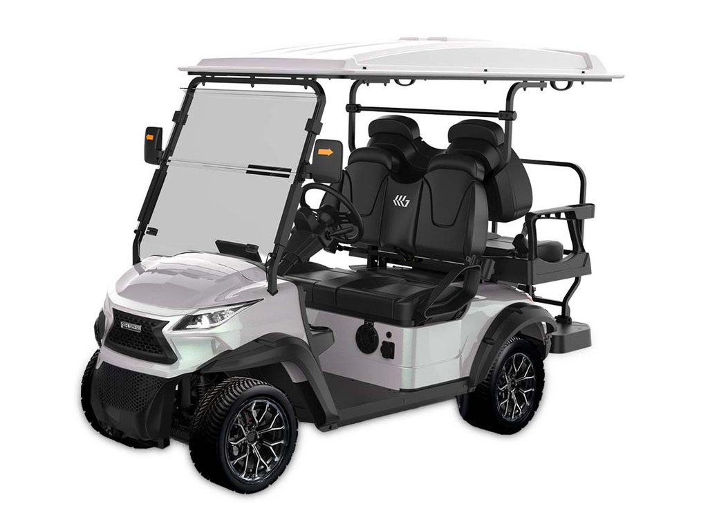 [10000947] Vehicul electric de transport, 48V 5kW, Autonomie până la 80 km, Baterie litiu 105Ah, Iluminare LED și 4 frâne de disc - Ideal pentru transportul resorturilor și VIP-urilor.