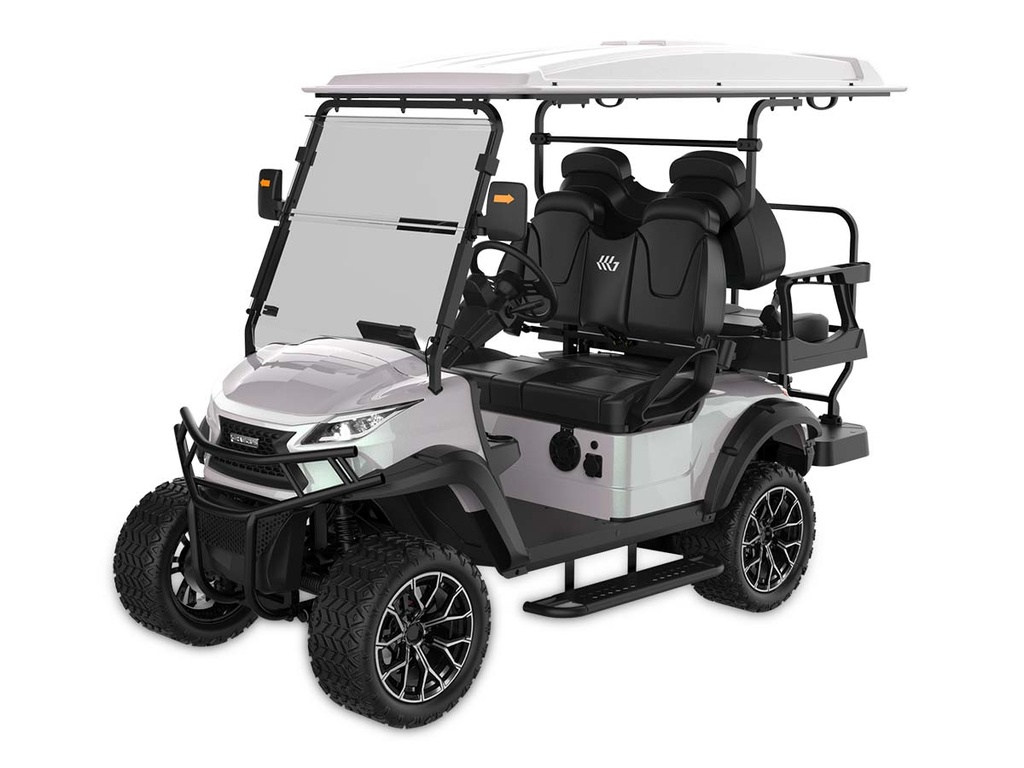 [10000950] Vehicul electric de transport ridicat, 48V 5kW, Autonomie până la 60 km, Baterie litiu 105Ah, Iluminare LED și 4 frâne de disc - Ideal pentru transportul resorturilor și VIP-urilor.