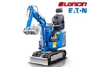 Miniexcavator pe șenile 700kg, benzină, cu linie de ciocan EB07-BOOM