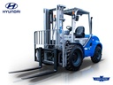 Stivuitor 3.5T Hyundai STAGE V 4×4 Off-Road diesel | Duplex 3000mm | deplasare laterală hidraulică | furci 1220mm FD35V-4WD Off-Road Hyundai