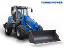 Încărcător telescopic articulat pe roți 4×4 4WD | Ridicare maximă 4,8m | Capacitate de încărcare până la 2,3T | Cabină A/C | STAGE V | T-LD23 Cab A/C
