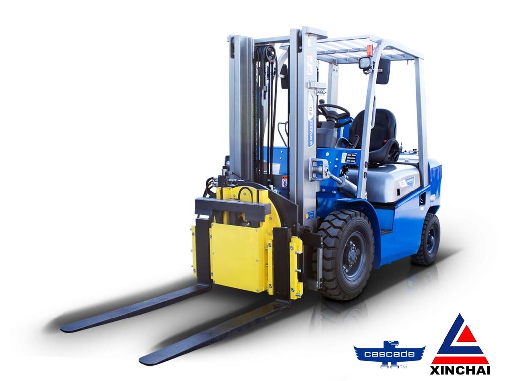 Clark 2.5T Stage V diesel | Duplex 3000 mm | rotație pe braț | deplasare laterală hidraulică | furci 1220 mm