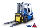 Clark 2.5T Stage V diesel | Duplex 3000 mm | rotație pe braț | deplasare laterală hidraulică | furci 1220 mm