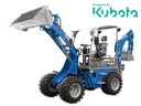Mini încărcător cu roți și spărgător de pământ 4x4 4WD | Pozitie rotativă a operatorului de 180° cu joystick-uri integrate | Kubota | BLD3200