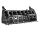 Cupă cu arpuie crocodil de 1400 mm cu 2 butoaie și Eurohitch pentru conectare la încărcător, mini-excavator, tractoare cu încărcător EHBC141