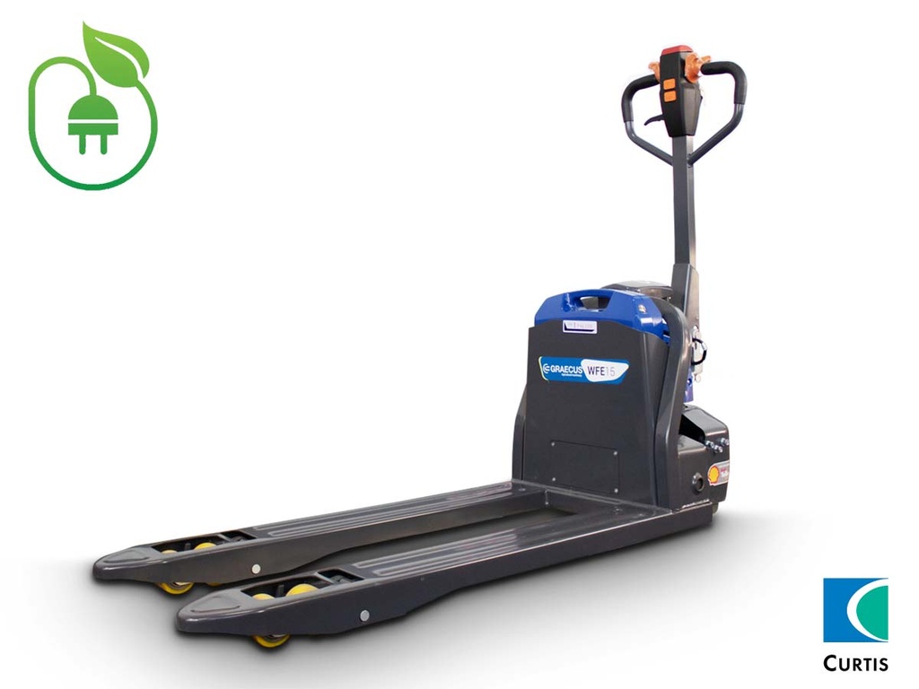 [10000352] Transpaletă electrică 2.0T| ridicare electrică 200mm| tracțiune electrică 4.5 km/h| mașină cu operator pietonal WFE20