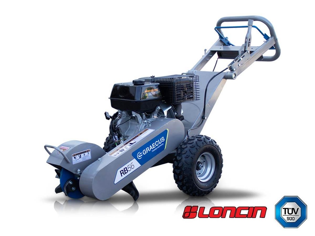 [10000260] Tocător de trunchiuri pe benzină | Loncin 15 CP RB56