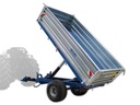 Remorcă pentru tractor cu răsturnare hidraulică, 1500 kg, MT1500-H