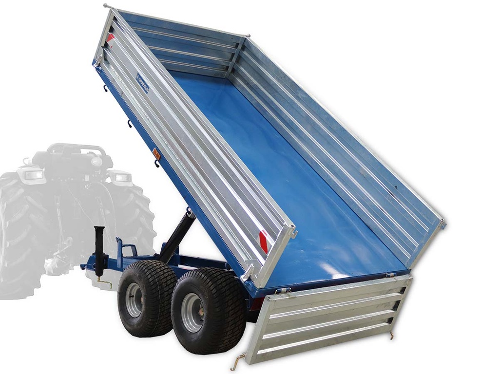 [10000323] Remorcă pentru tractor cu sistem hidraulic de răsturnare, 2500 kg, DT2500-H