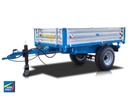 Remorcă pentru tractor cu sistem hidraulic triplu de răsturnare, capacitate 3000 kg, MT3000-3H