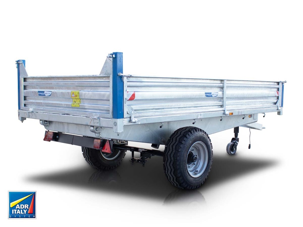 [10000326] Remorcă pentru tractor cu sistem hidraulic de răsturnare, 5000 kg, MT5000-H