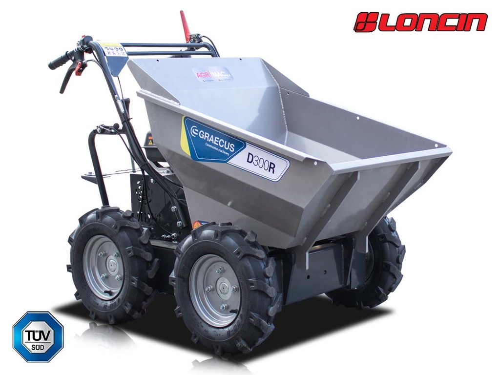 [10000341] Dumper pe roți cu basculare mecanică D300R