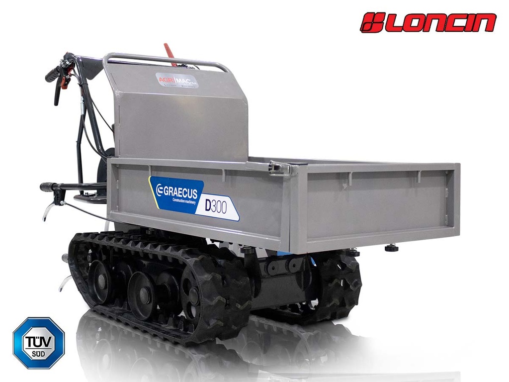 Dumper pe șenile cu basculare mecanică D300
