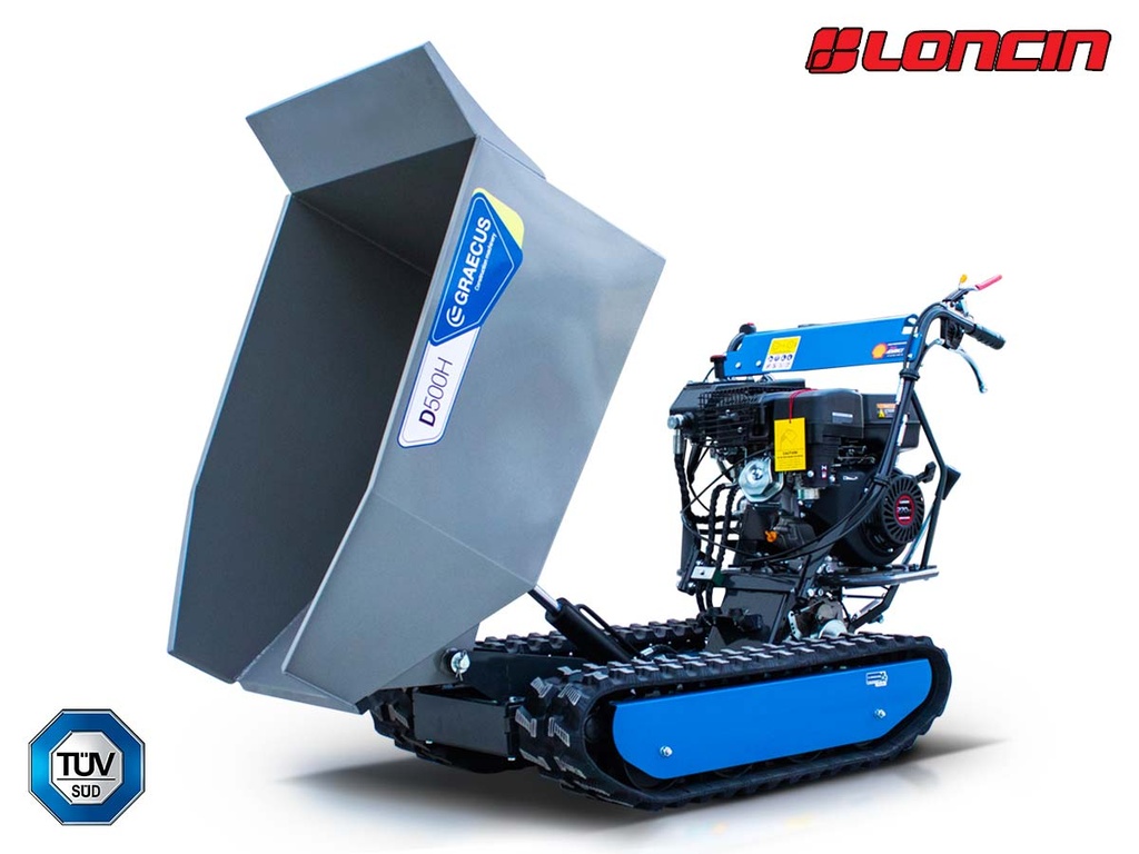 [10000344] Dumper pe șenile cu basculare hidraulică D500H