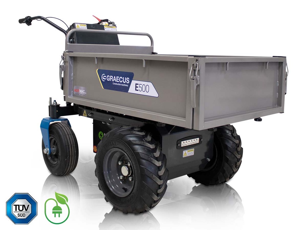 Dumper electric cu basculare mecanică E500