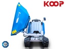 Dumper hidrostatic cu descărcare laterală hidraulică, platformă operator 800kg Diesel KOOP H800S
