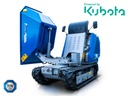 Dumper hidrostatic cu descărcare laterală hidraulică, platformă operator 800kg Diesel KUBOTA H800S PRO
