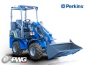 Mini încărcător telescopic hidrostatic pe roți 4×4 4WD | T-LD07 HST Perkins
