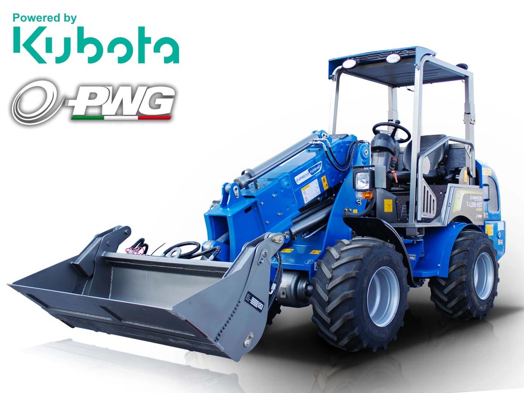 [10000397] Încărcător telescopic hidrostatic pe roți 4×4 4WD | T-LD10 HST