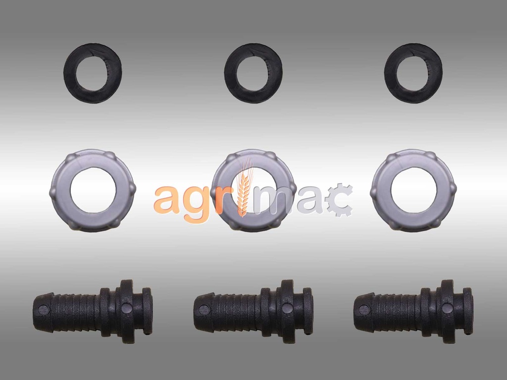 Mâner plastic F10, 3 piese