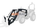 Încărcător FL400, capacitate de ridicare 400 kg, înălțime de ridicare 2000 mm, cuplaj Eurohitch rapid.